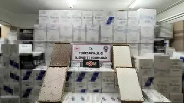 Tekirdağ'da Kaçakçılığa Darbe