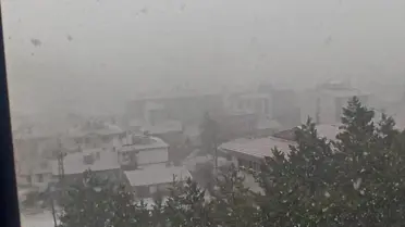 Tokat'ta Kar Yağışı Etkili Oluyor
