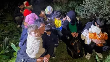Milas'ta 16 Düzensiz Göçmen Yakalandı