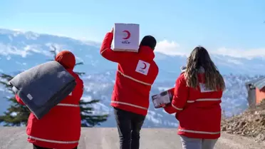 Türk Kızılay, Afet Bölgesinde Çalışmalarını Sürdürüyor