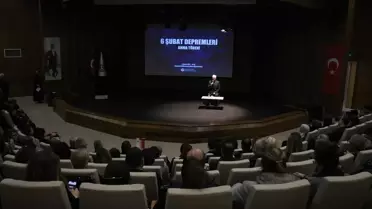 ÇÜ'de Deprem Şehitleri Anma Programı