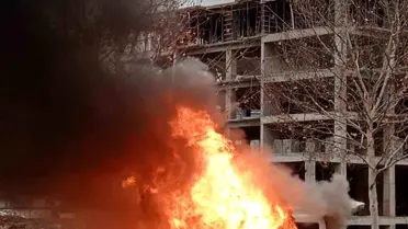 Diyarbakır'da Araç Yangını