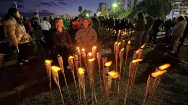 Mersin'de Deprem Anısına Sessiz Yürüyüş Düzenlendi