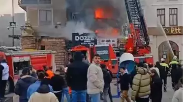 Mısır Çarşısı'nın yanındaki restoranda yangın-5 / Ek görünütlerle