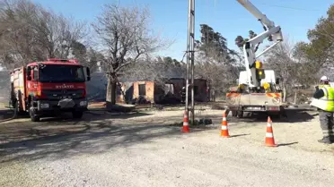 Adana'da Traktör Yangını: Ev Küle Döndü