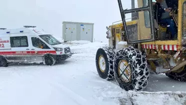 Kayseri'de Kış Koşullarında Sağlık Ekiplerine Destek