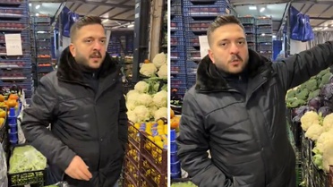 Haldeki fiyat etiketini gösteren esnaf isyan etti: Sadece nakliye parası çıkıyor
