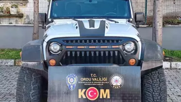 Ordu'da Kaçak Araç Operasyonu