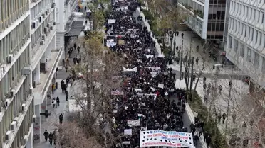 Öğrenciler Tempi Tren Kazası İçin Eylem Yaptı