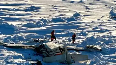 Alaska'da Kaybolan Uçağın Enkazı Bulundu