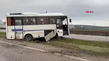 Balıkesir'de Midibüs Kazası: 1'i Ağır 18 Yaralı