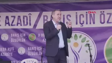 DEM Partisi'nden Barış için Özgürlük Mitingi
