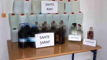 Biga'da 240 Litre Sahte İçki Ele Geçirildi