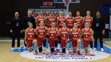 A Milli Kadın Basketbol Takımı, Romanya'yı Farklı Geçti