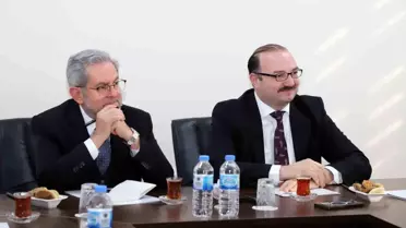 Ankara ve Atatürk Üniversiteleri İş Birliği Görüşmesi