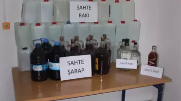 Biga'da 240 Litre Sahte İçki Ele Geçirildi
