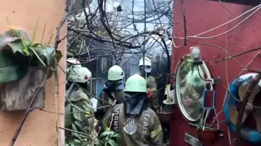 Sarıyer'de Gecekondu Yangını