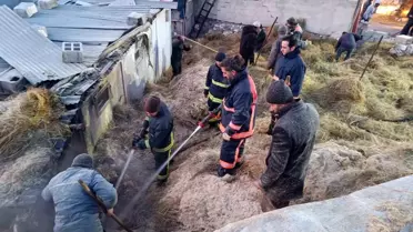 Van'da Ot Yığını Yangını Kontrol Altına Alındı