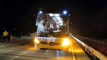 Afyonkarahisar'da Otobüs Kazası: 6 Yaralı