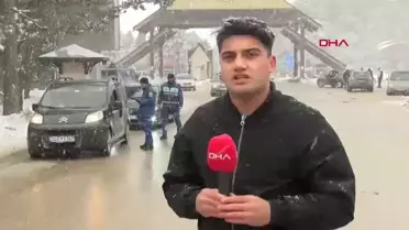 Uludağ'da Ziyaretçi Yoğunluğu Sürüyor