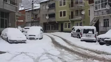 Çelikhan'da Kar Yağışı Hayatı Olumsuz Etkiliyor