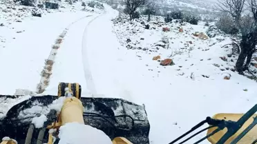 Gölbaşı'nda Kar Temizleme Çalışmaları Devam Ediyor