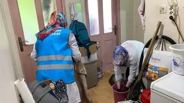 Kağıthane Belediyesi'nden Yaşlı ve Engellilere Temizlik Hizmeti