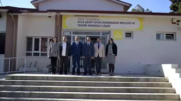 Kaymakam Ateş meslek lisesi öğrenci ve öğretmenleri ile buluştu