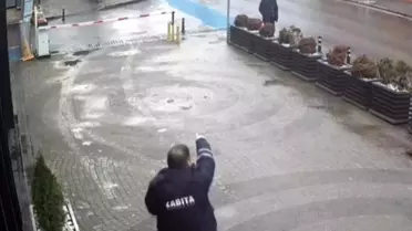 Sakat Numarası Yapan Dilenci Koşarak Kaçtı