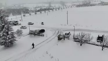Halkapınar'da Kar Temizleme Çalışmaları