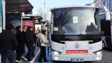 Uşak'ta Otobüs Sahiplerinden İş Bırakma Eylemi