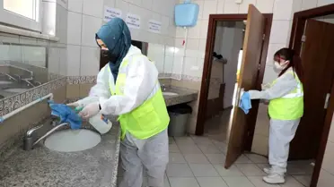 Talas Belediyesi'nden Okullara Hijyen ve Dezenfeksiyon Desteği