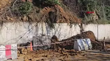 Zonguldak'ta Heyelan: 1 Ev Tahliye Edildi, Yol Trafiğe Kapandı