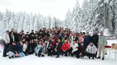 Bolu'da Geleneksel Kızak Yarışları Yapıldı