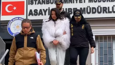Gözaltına alınan fenomen Merve Taşkın adliyeye sevk edildi