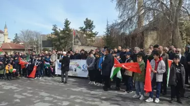 Karaman'da Filistin'e Destek Eylemi