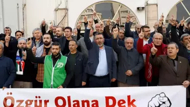Mersin'de Gazze Planına Tepki