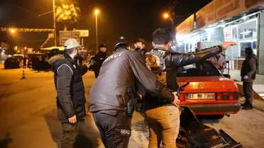 Adana'da Helikopter Destekli Güvenlik Uygulaması
