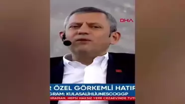 Bakan Kurum'dan Özgür Özel'e Tepki: 'Şifa Diliyorum'