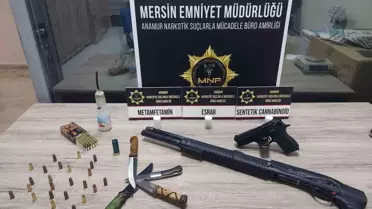 Anamur'da Uyuşturucu Operasyonu