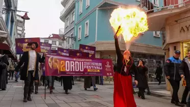 2. Ordu Şehir Tiyatroları Festivali Başladı