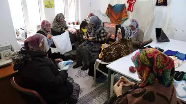 Yaygın Mahallesi'nde Kadınlar İçin Dikiş Nakış Kursu Açıldı
