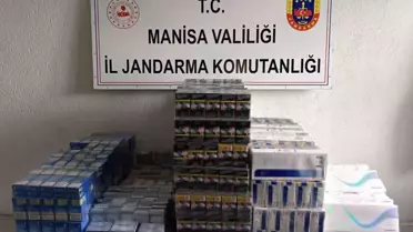 Kula'da Kaçak Sigara Operasyonu
