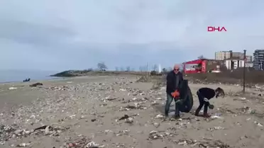 Dede ve Torun'dan Çevre Bilincine Dikkat Çekici Temizlik