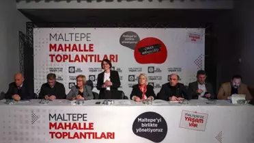Maltepe'de Halk Toplantısı: Başkan Köymen Sosyal Tesis Müjdeleri Verdi