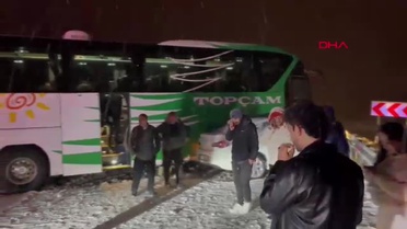 Amasya'da Kar Yağışı Zincirleme Kazaya Sebep Oldu