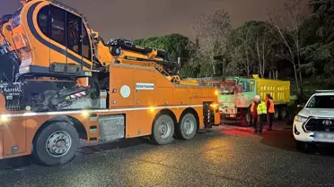 Ataşehir'de Hafriyat Dökümü Yapan Kamyon Sürücüsüne 647 Bin TL Ceza