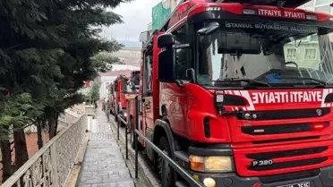 Beşiktaş'ta Yangın Paniği