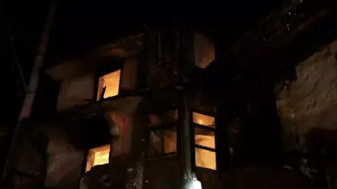 Fethiye'de Evde Yangın Çıktı