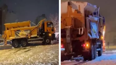 Kara teslim olan İstanbul'da kar küreme aracı dahi yolda kaldı